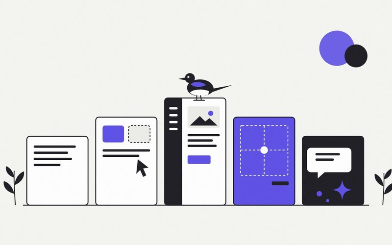 Cinq façons de faire un site web : statique, Wix ou Squarespace, WordPress ou Wagtail, sur mesure par une agence, IA