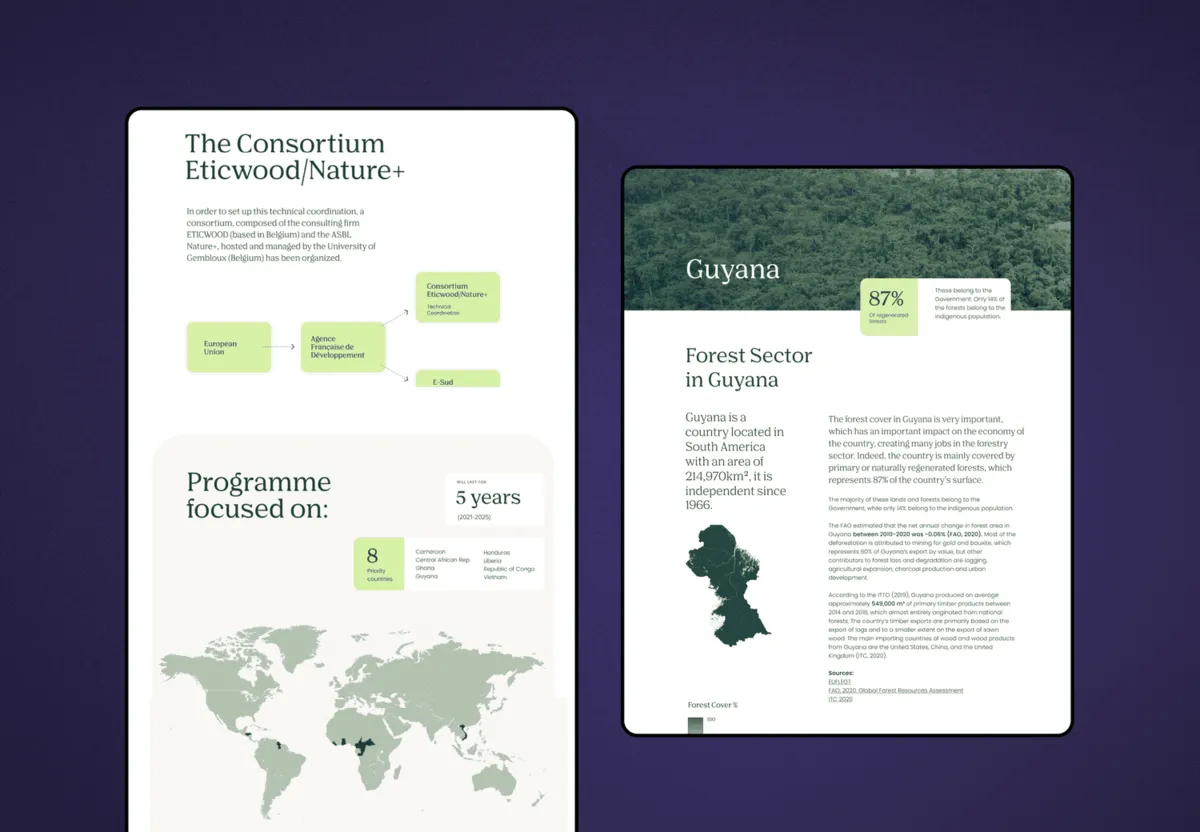 Preview of the Eticwood website