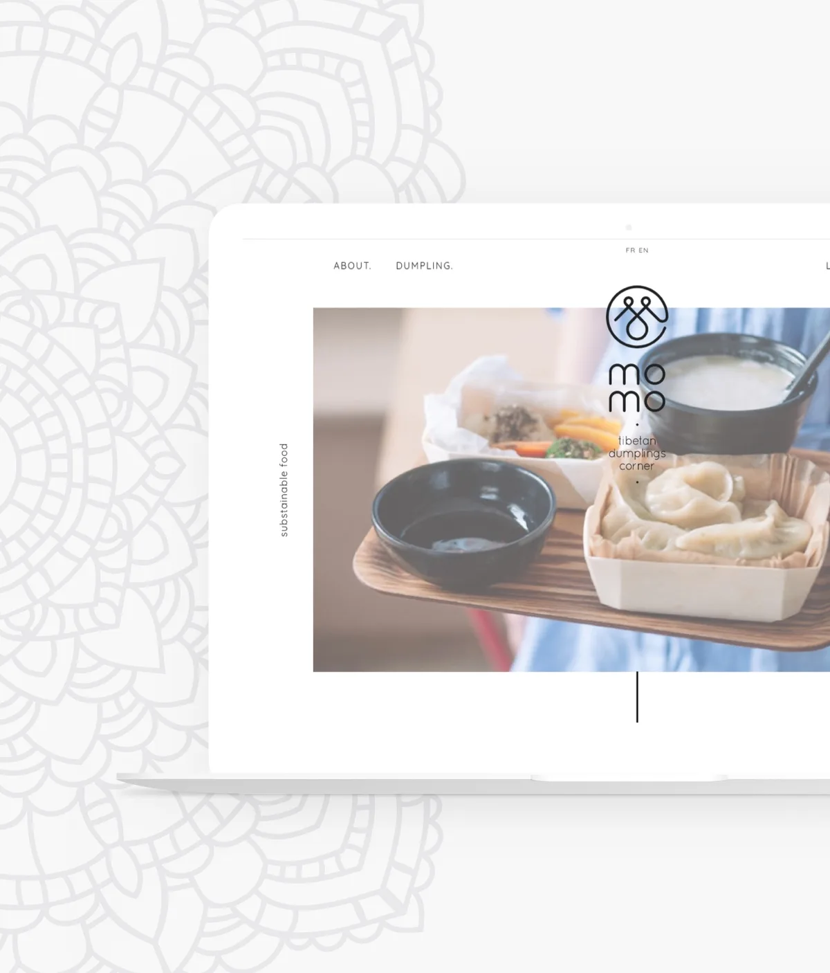 Site web du restaurant MoMo