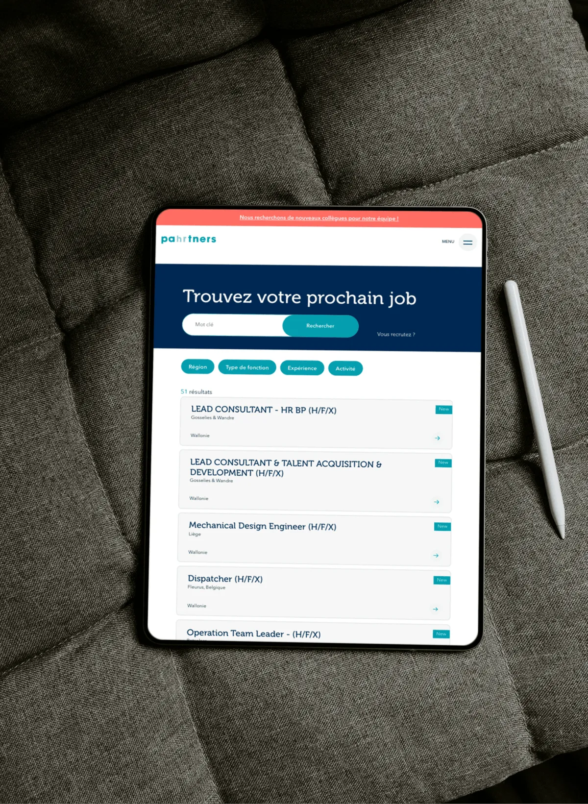 Pahrtners website by KernWeb